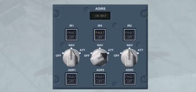 IR FAULT is flashing